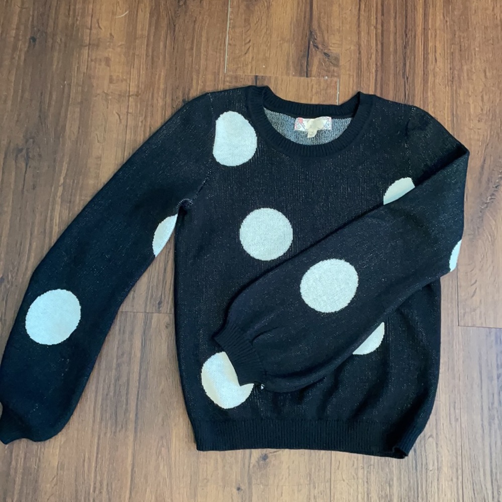 Polka dot sweater